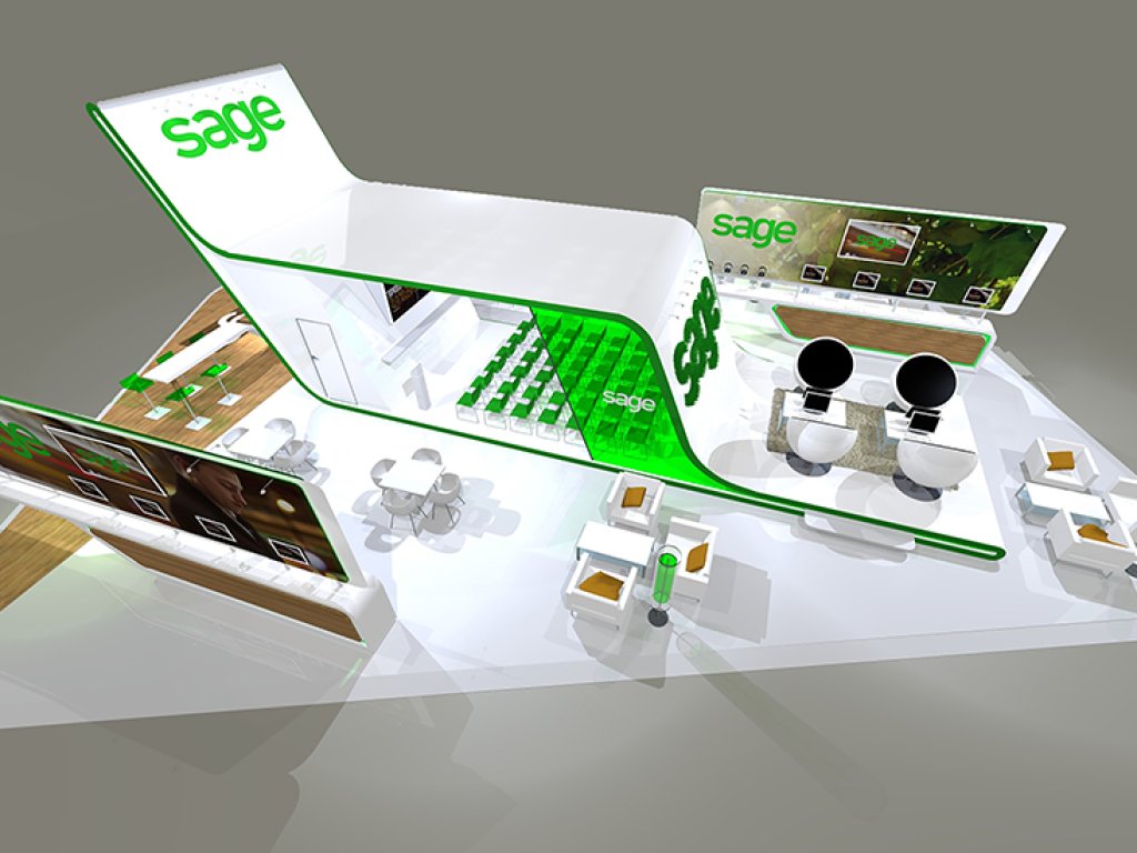 Exhibition stand design and build, creative services